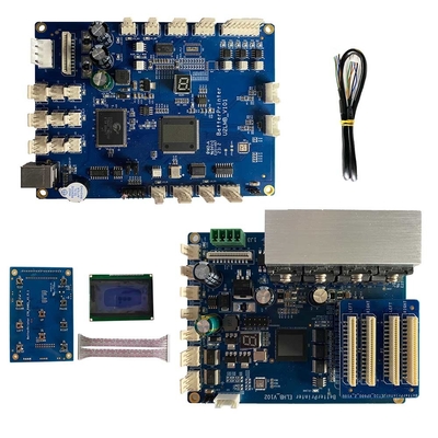 UV Flatbed Printer Inkjet Board Inkjet XP600 Double Head Uv Dtf Printer Board For Metal Packaging Stone Paintings Print