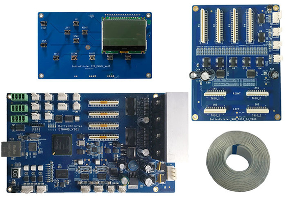 Use for spurt draws printer UV flatbed printer control board kit  7610 double head network Interface inkjet board